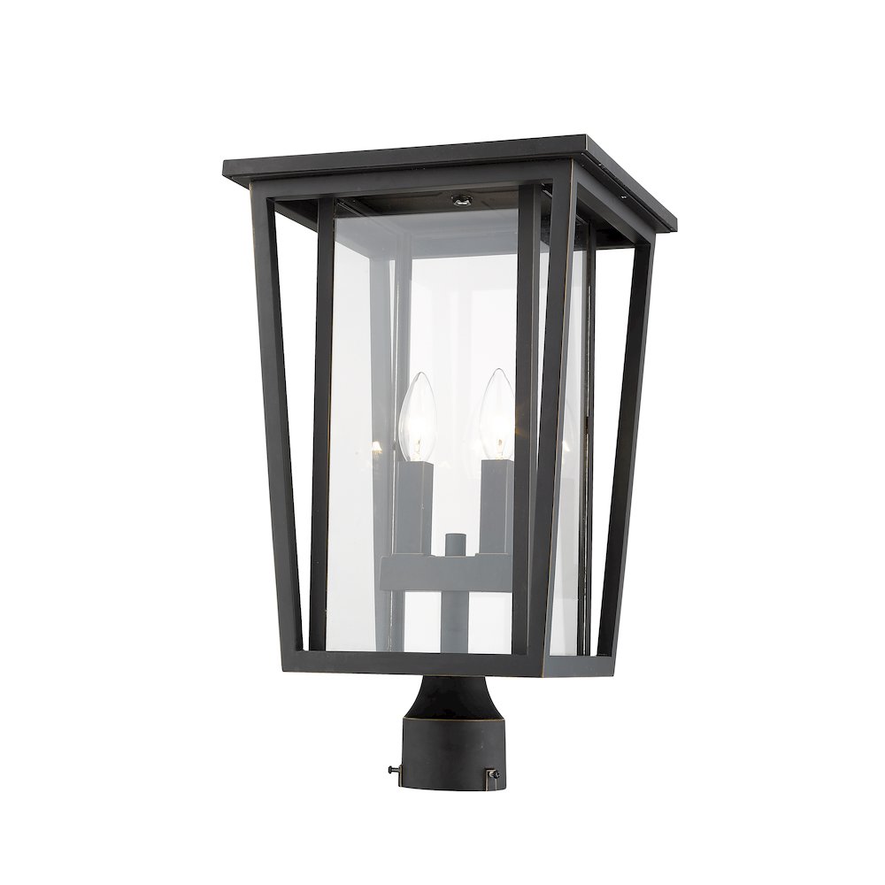 Z-Lite 2 Light Outdoor Post Mount Fixture