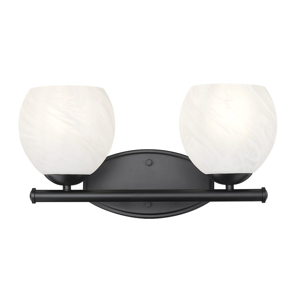 Z-Lite 2 Light Vanity, Matte Black