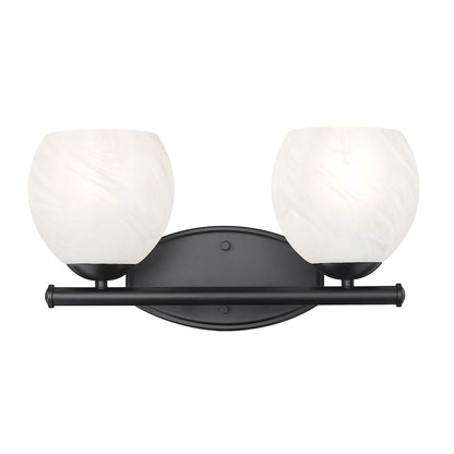 Z-Lite 2 Light Vanity, Matte Black