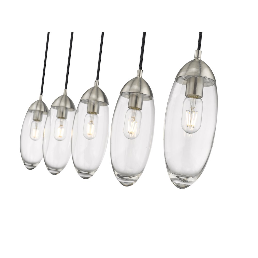 Z-Lite 5 Light Linear Chandelier