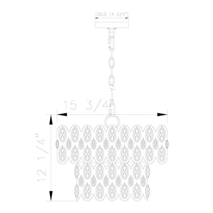 Z-Lite 5 Light Pendant