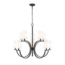 Cordelia 10 Light Matte Black Chandelier