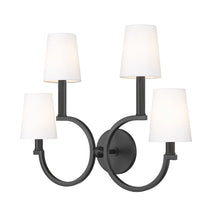 Cordelia 4 Light Matte Black Wall Sconce