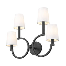 Cordelia 4 Light Matte Black Wall Sconce