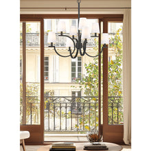 Cordelia 8 Light Matte Black Chandelier