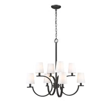Cordelia 8 Light Matte Black Chandelier