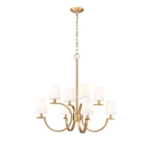 Cordelia 8 Light Modern Gold Chandelier