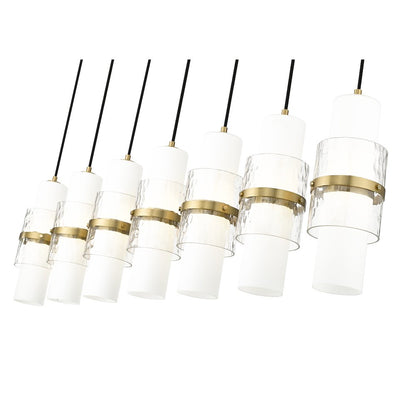 Z-Lite 7 Light Linear Chandelier