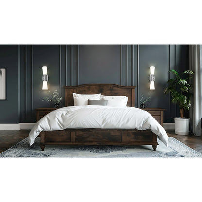 Z-Lite 2 Light Wall Sconce, Brushed Nickel