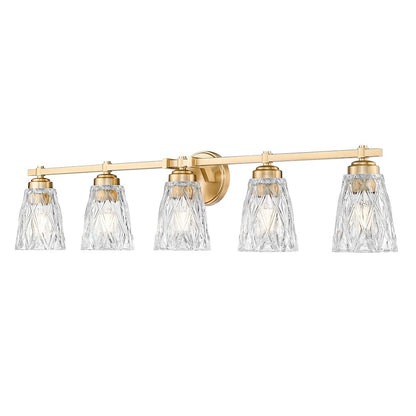 Z-Lite 5 Light Vanity, Modern Gold
