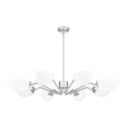 Z-Lite 8 Light Chandelier, Brushed Nickel