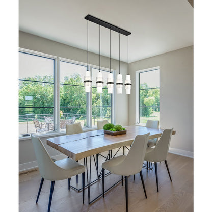 Z-Lite 5 Light Linear Chandelier