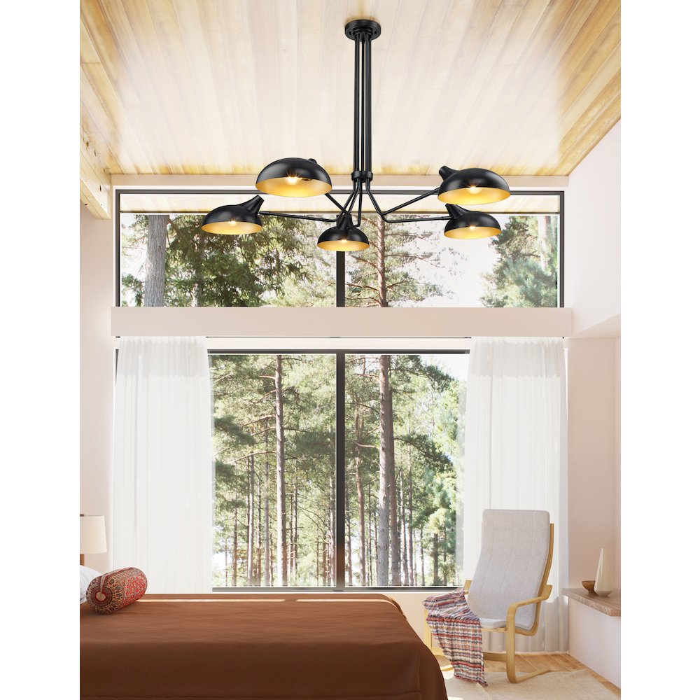 Z-Lite 5 Light Semi Flush Mount