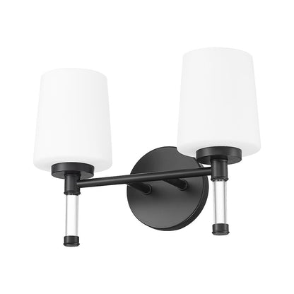 Z-Lite 2 Light Vanity, Matte Black