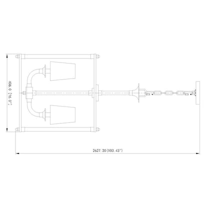 Z-Lite 4 Light Chandelier
