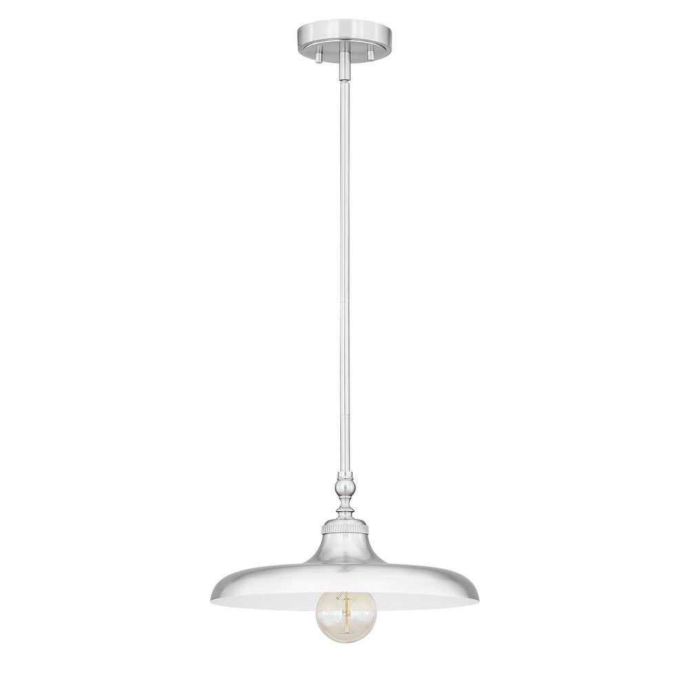 Camden 1 Light Brushed Nickel Pendant