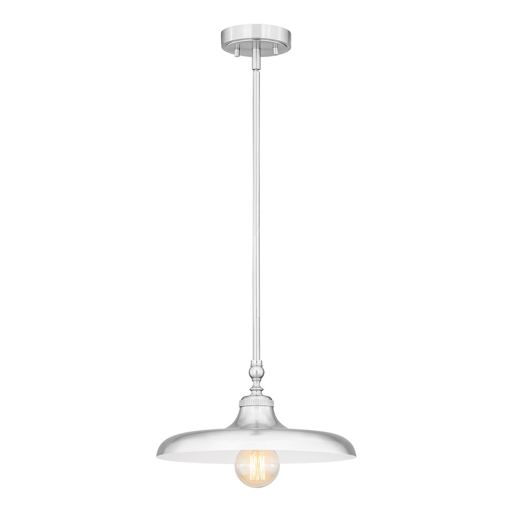 Camden 1 Light Brushed Nickel Pendant