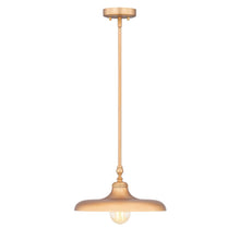 Camden 1 Light Rubbed Brass Pendant