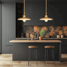 Camden 1 Light Rubbed Brass Pendant