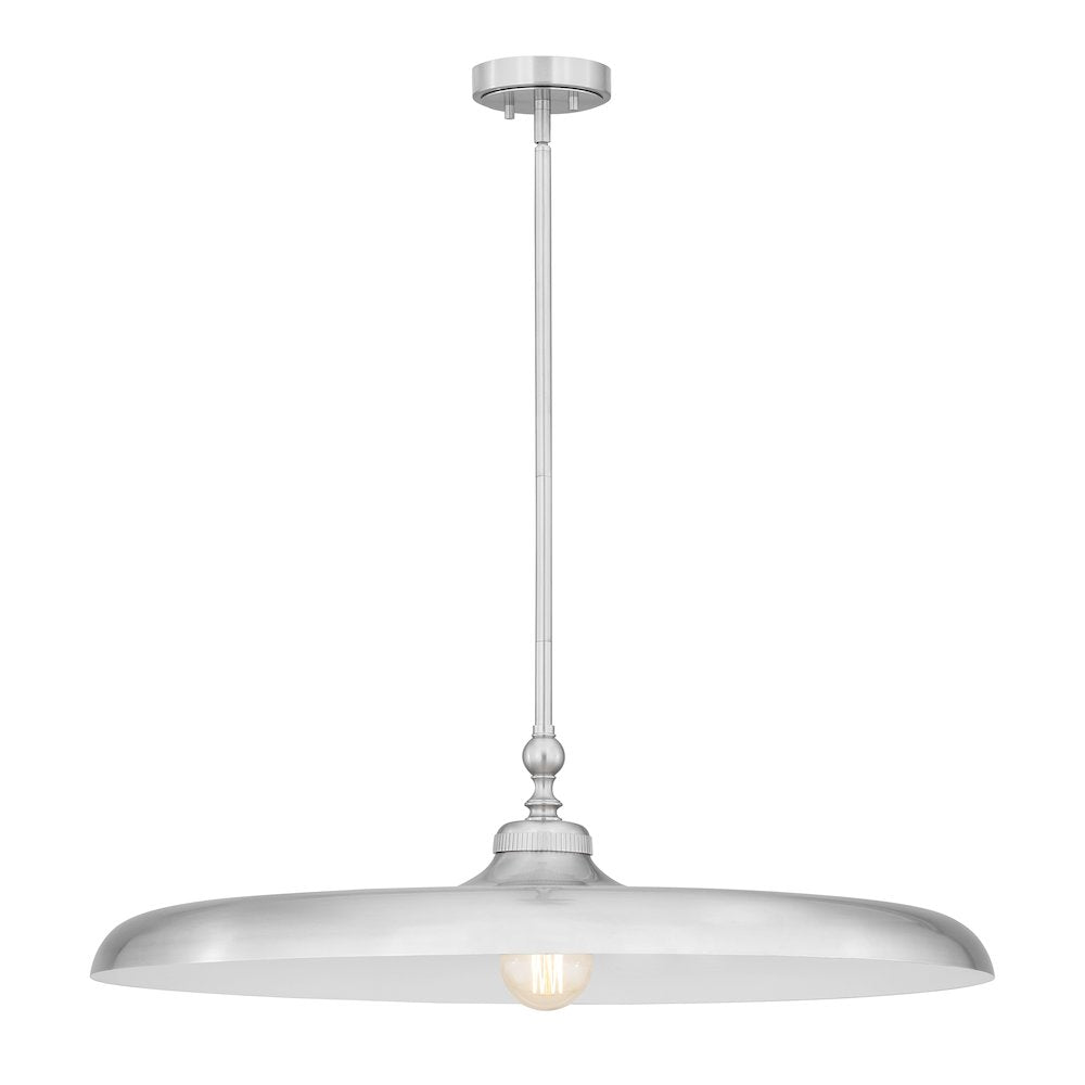 Camden 1 Light Brushed Nickel Pendant