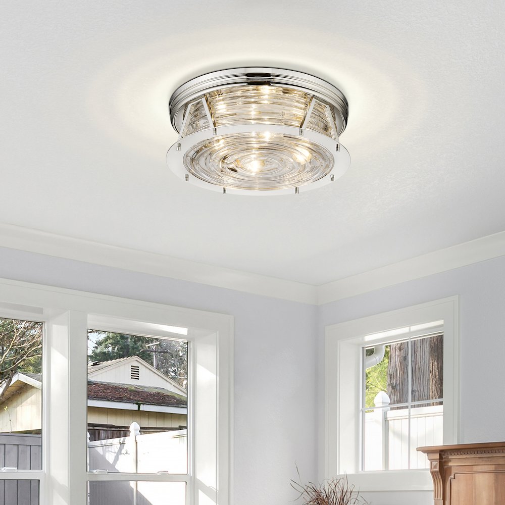Z-Lite 4 Light Flush Mount