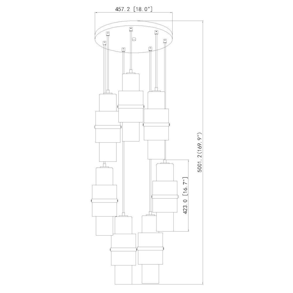 Z-Lite 7 Light Chandelier