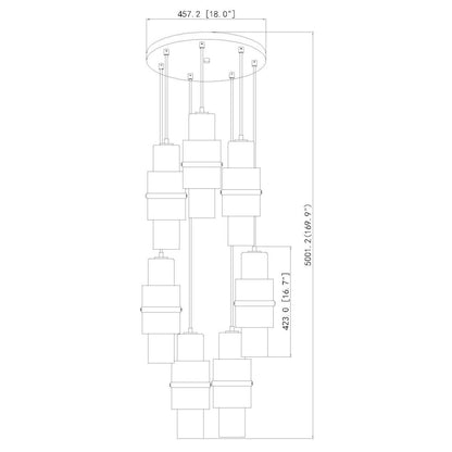 Z-Lite 7 Light Chandelier