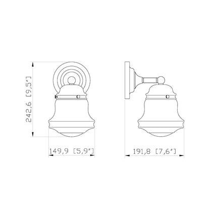 Z-Lite 1 Light Wall Sconce