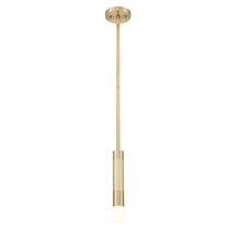Z-Lite Stari 1 Light Pendant in Modern Gold color, Steel frame