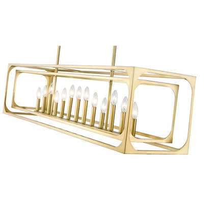 Z-Lite 13 Light Linear Chandelier