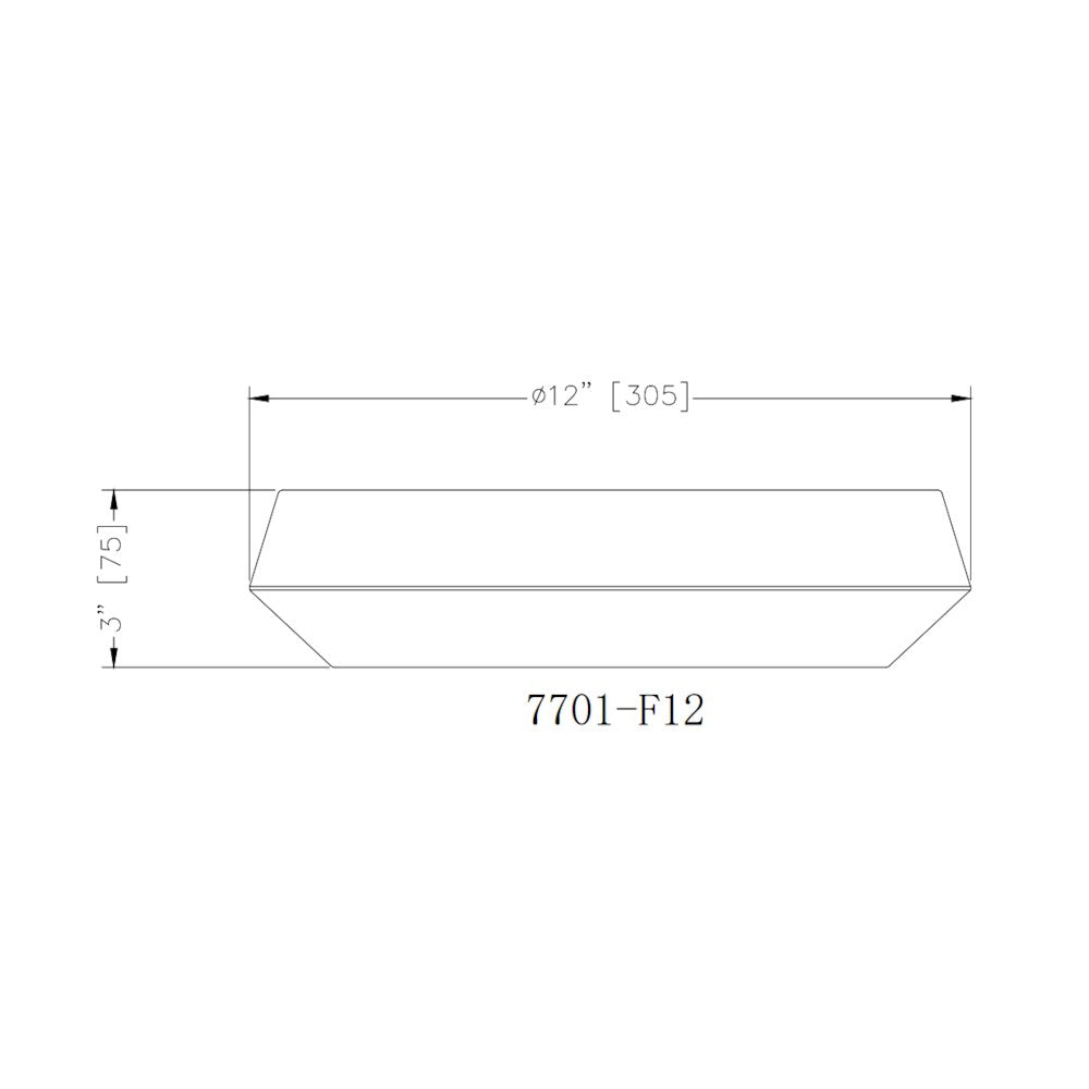 Z-Lite 1 Light Flush Mount, Modern Gold
