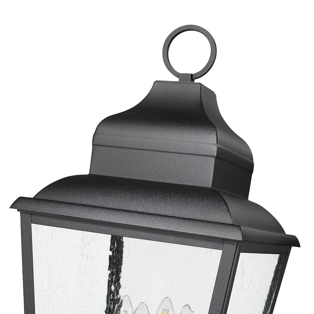 Z-Lite 4 Light Outdoor Post Mounted Fixture, Sand Black