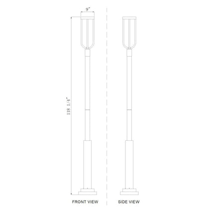Z-Lite 1 Light Outdoor Post Mounted Fixture