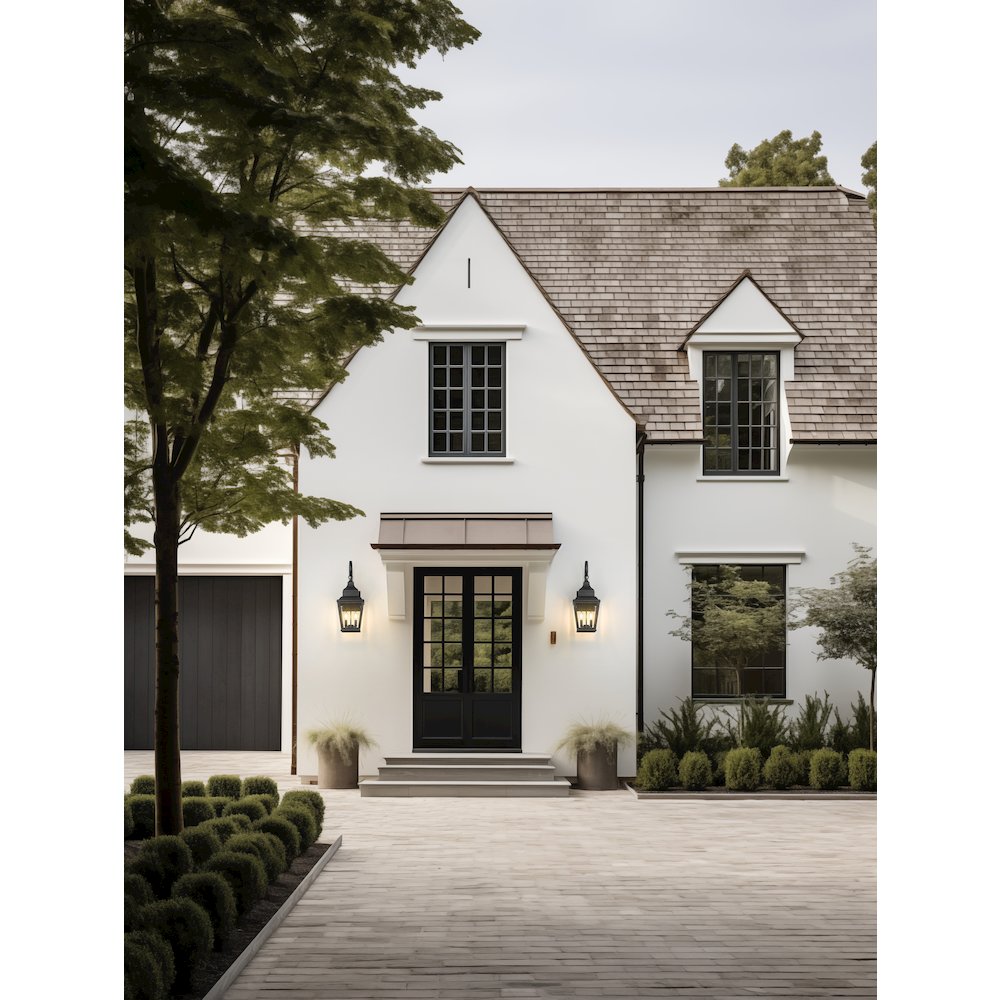 Z-Lite 2 Light Outdoor Wall Light, Sand Black