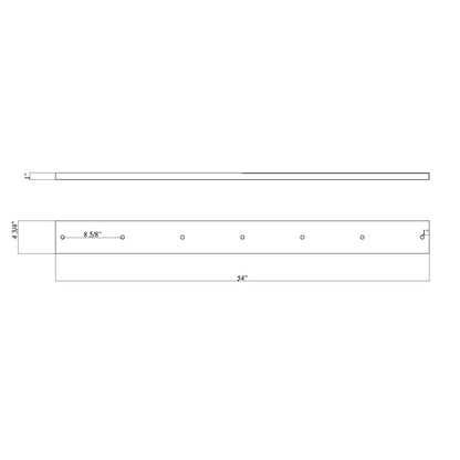 Z-Lite 7 Light Ceiling Plate