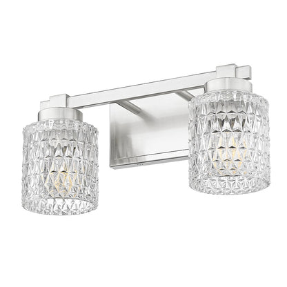 Z-Lite 2 Light Vanity, Brushed Nickel