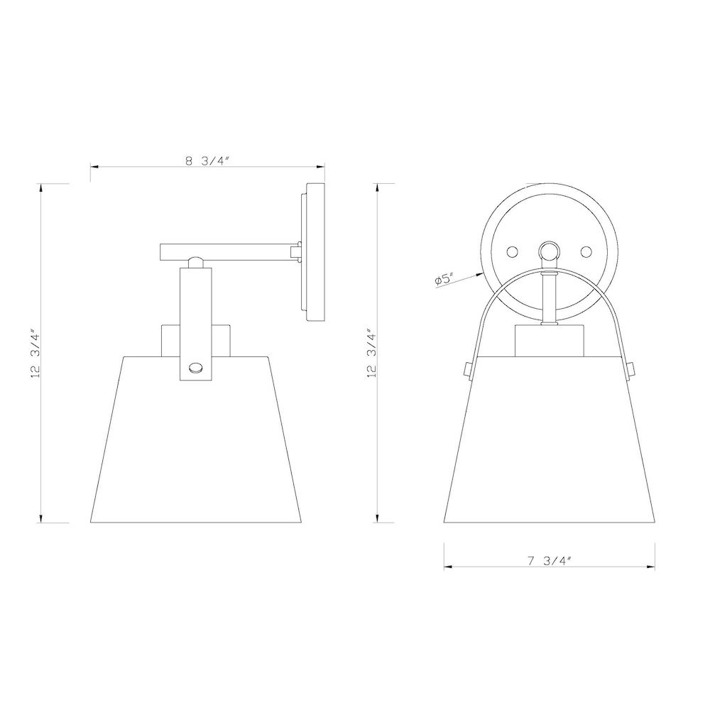 Z-Lite 1 Light Wall Sconce