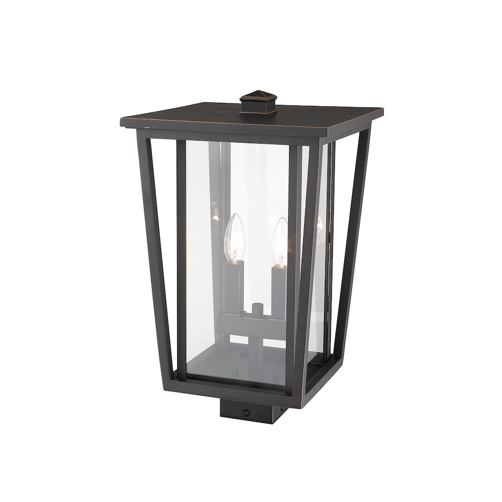 Z-Lite 2 Light Outdoor Post Mount Fixture