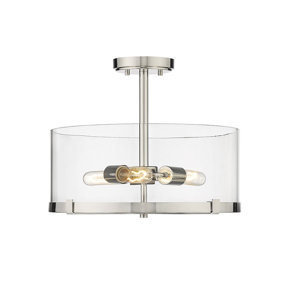 Z-Lite 3 Light Semi Flush Mount