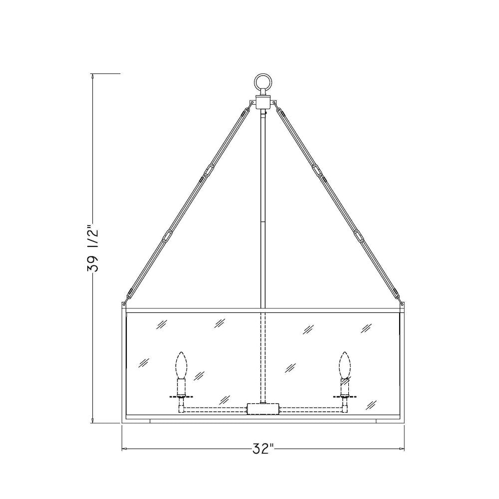Z-Lite 8 Light Chandelier