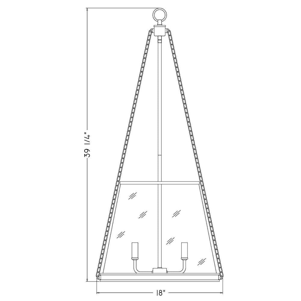 Z-Lite 4 Light Pendant