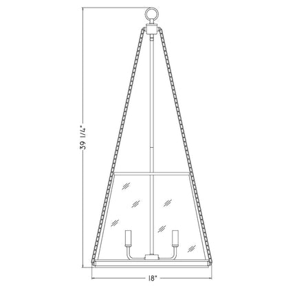 Z-Lite 4 Light Pendant