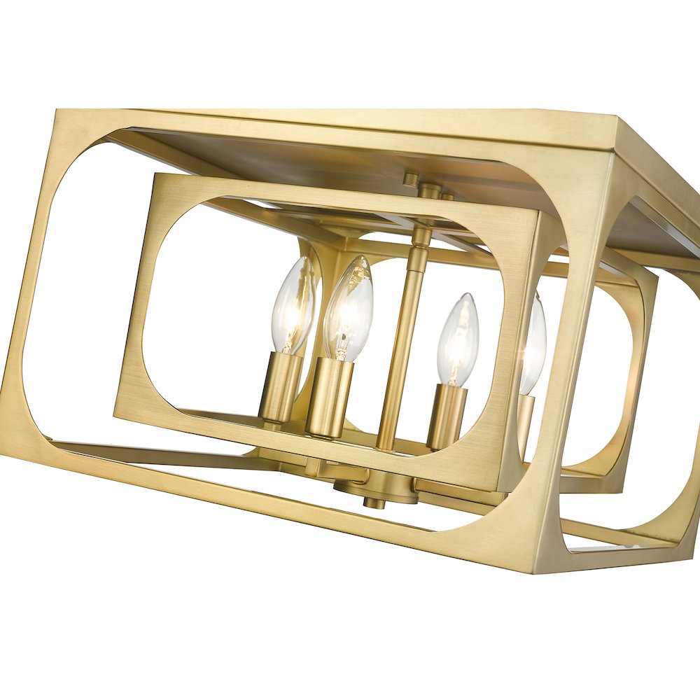 Z-Lite 4 Light Flush Mount