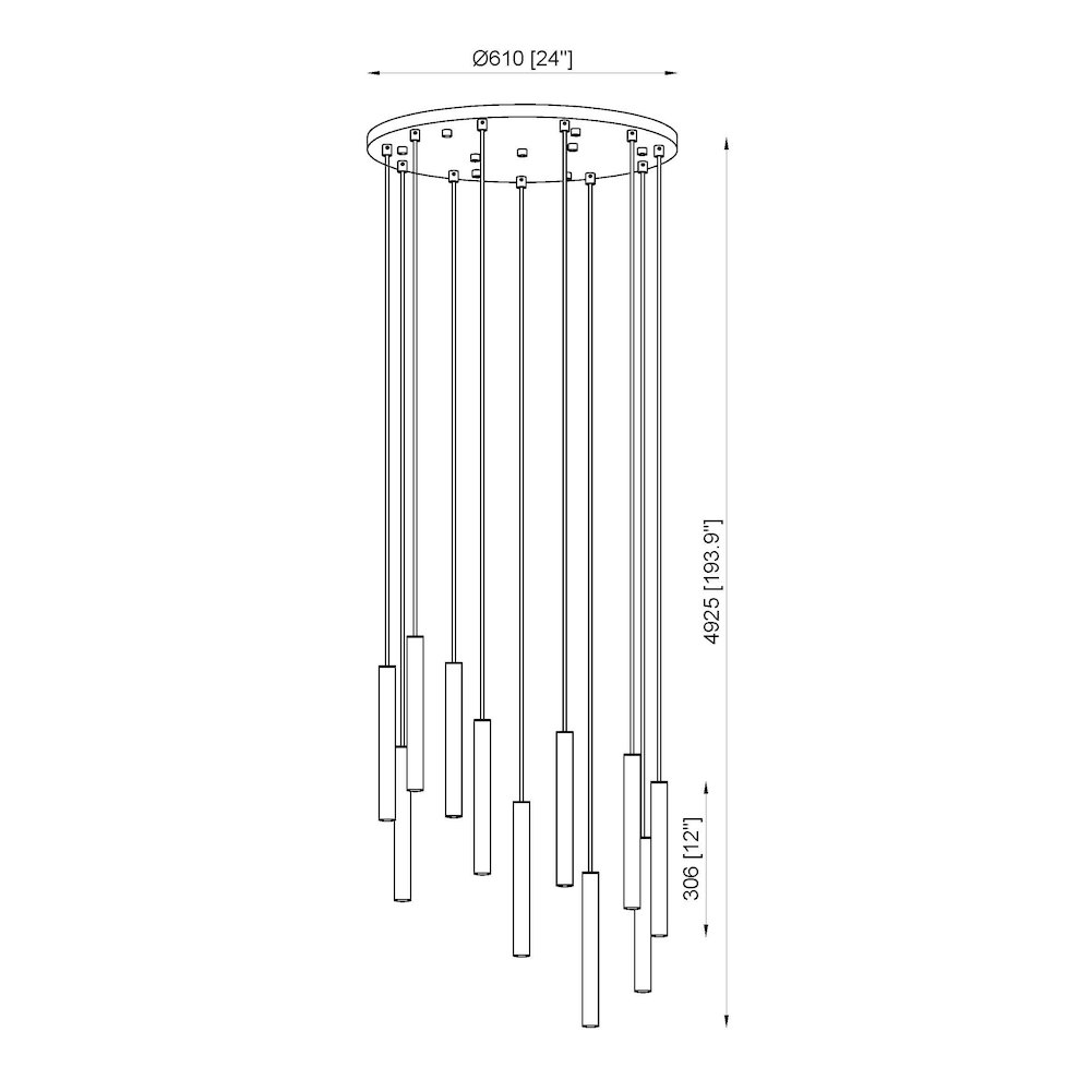 Z-Lite 11 Light Chandelier