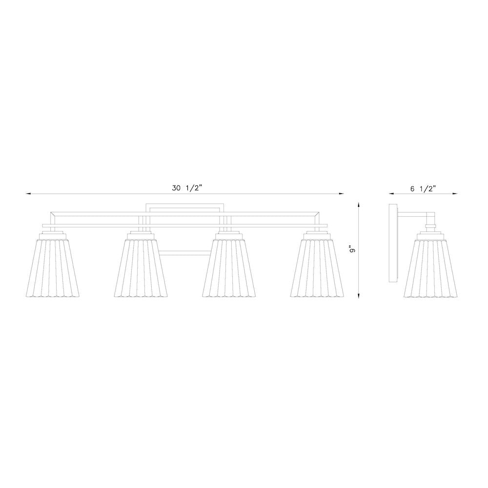Z-Lite 4 Light Vanity