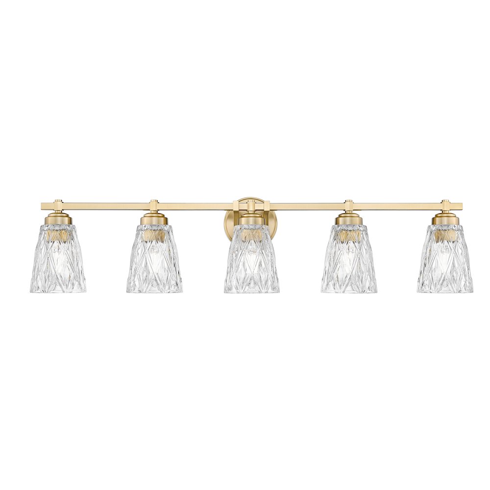 Z-Lite 5 Light Vanity, Modern Gold