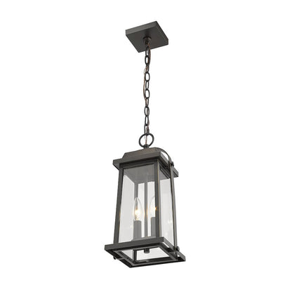 Z-Lite 2 Light Outdoor Chain Mount Ceiling Fixture