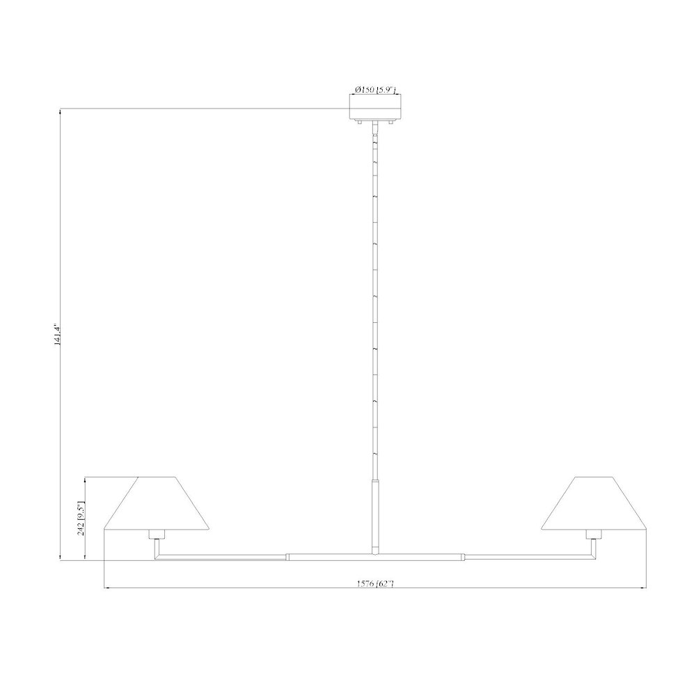 Z-Lite 2 Light Chandelier