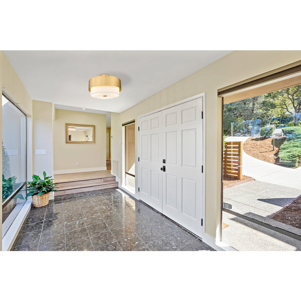 Z-Lite 3 Light Semi Flush Mount