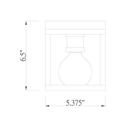 Z-Lite 1 Light Flush Mount